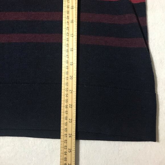 Pendleton merino wool striped rainbow long sleeve crewneck pullover sweater S - Picture 4 of 7